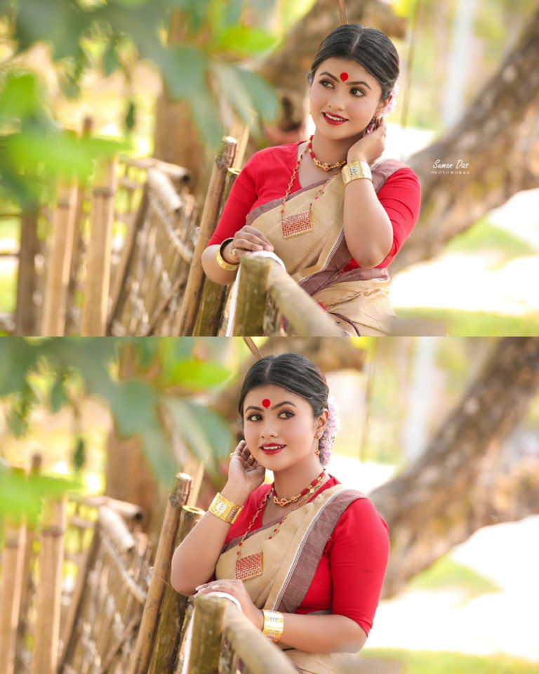 Influencer Model Chandini Sarmah Tezpur Assam MAB Makeup and Beauty India 21 768x960