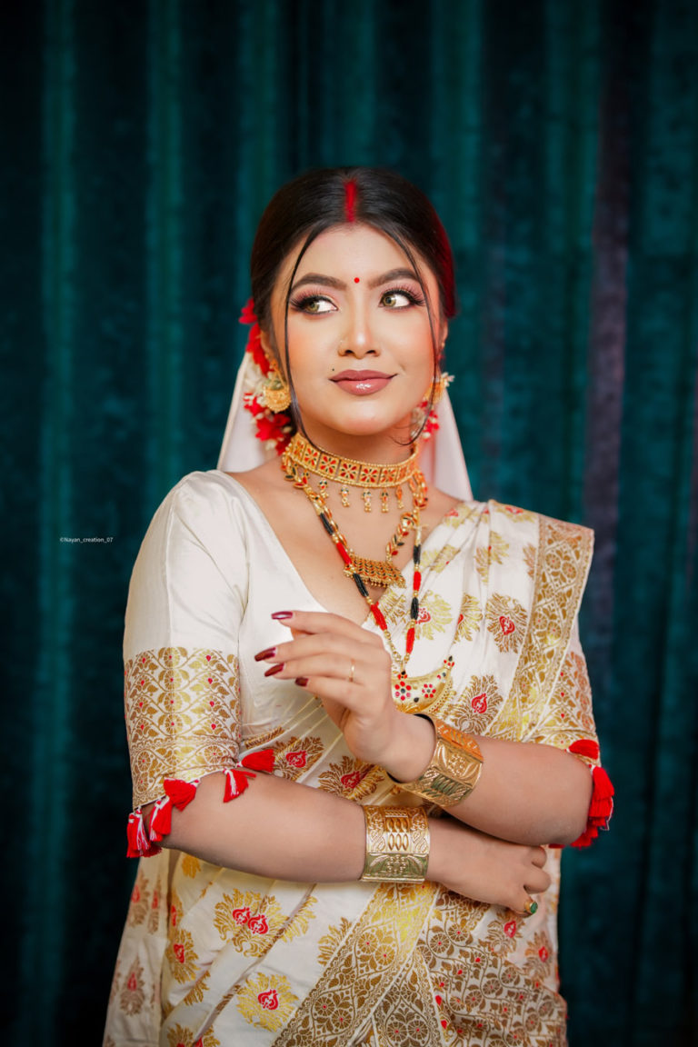 Influencer Model Chandini Sarmah Tezpur Assam MAB Makeup and Beauty India 45 768x1152