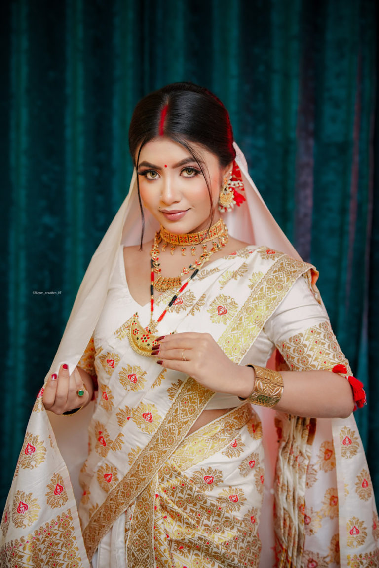 Influencer Model Chandini Sarmah Tezpur Assam MAB Makeup and Beauty India 46 768x1152