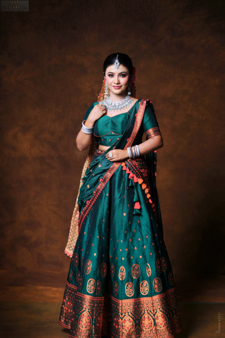 Influencer Model Chandini Sarmah Tezpur Assam MAB Makeup and Beauty India 54 768x1152