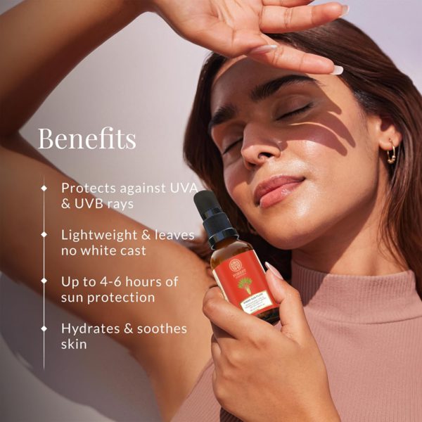 Forest Essentials Ayurvedic Mineral Sunscreen with SPF 50 PA++++ No White Cast, Light Weight Hydrating Formula With Vitamin C Protects from UVAUVB Rays For all skin types - 1 - MAB